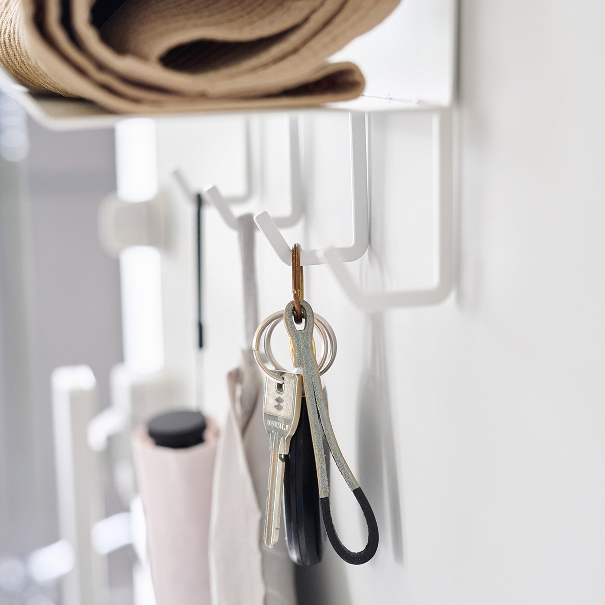 Yamazaki Tower Magnetic Glove Organizer With Hooks | The Container